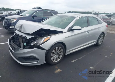 2016 Hyundai Sonata Sport/Limited z USA, uszkodzony, nr VIN 5NPE34AF7GH382676